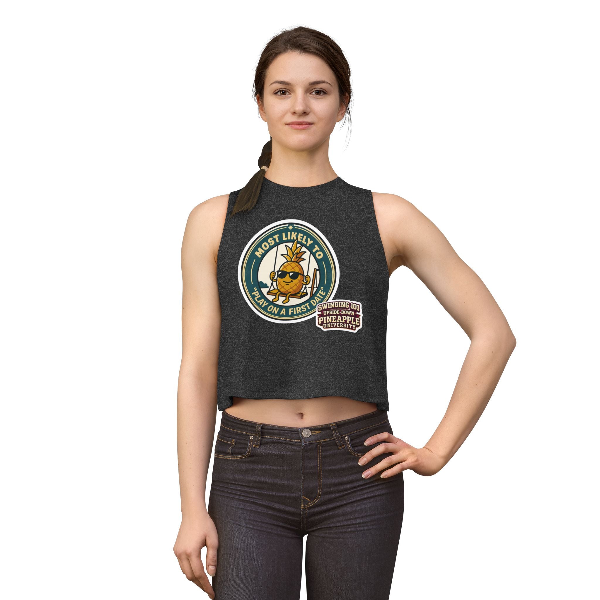 Women's "Playful" Crop Top