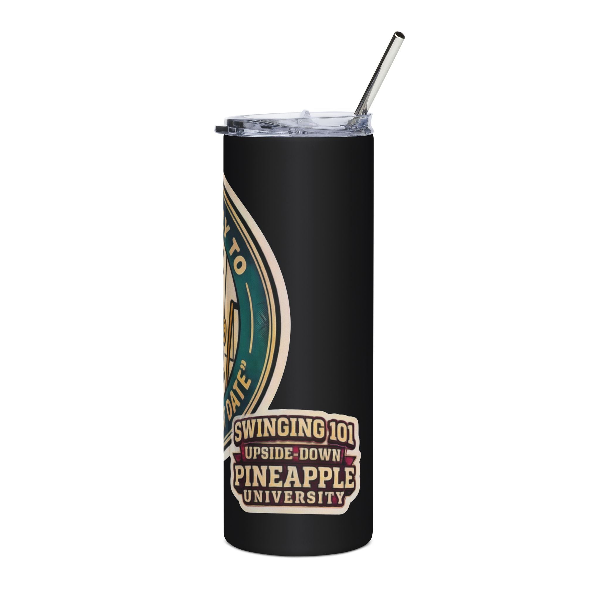Playful Pineapple — 20oz Stainless Tumbler Travel Cup
