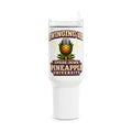 40oz Tumbler – "Upside-Down Pineapple University" Swinging 101 Travel Mug
