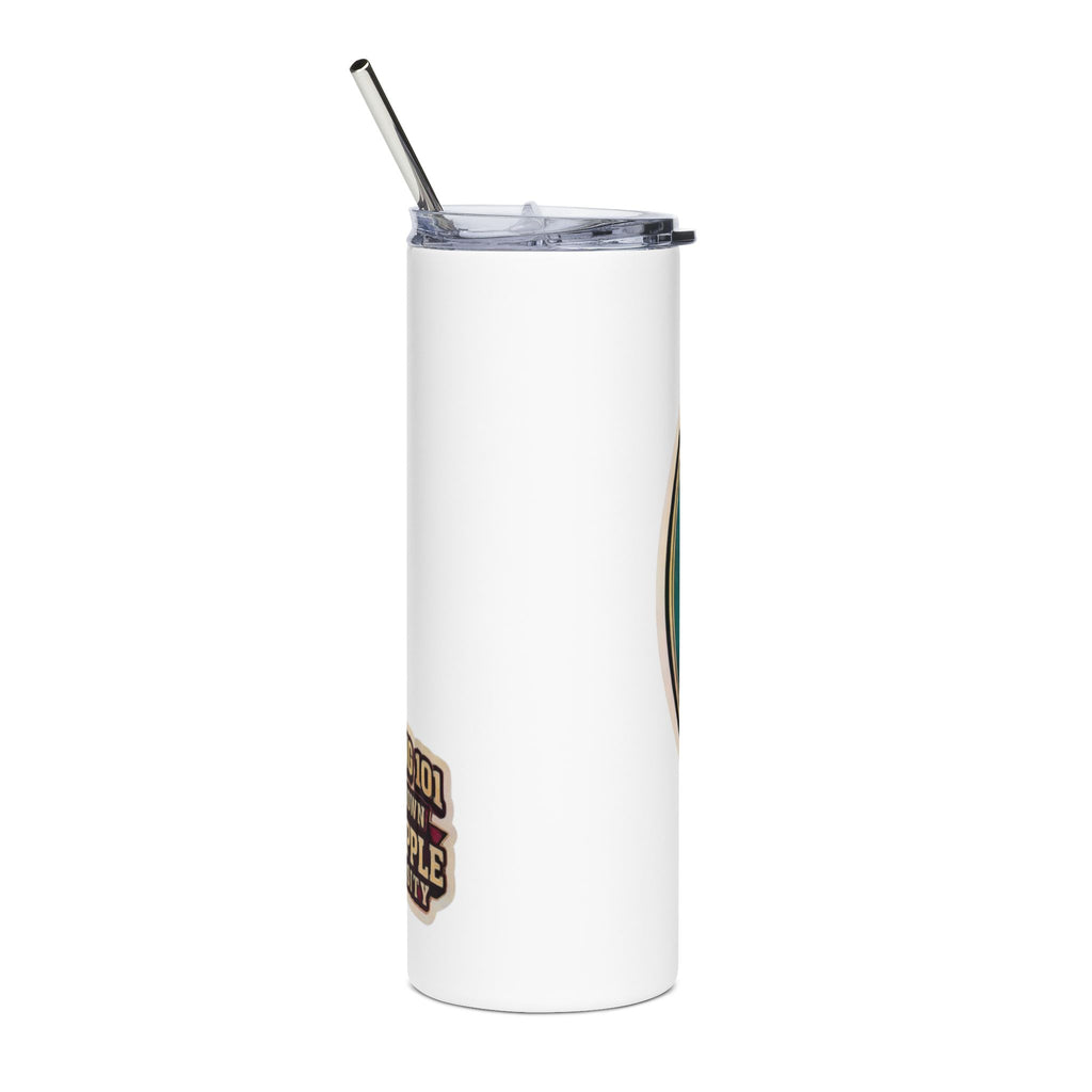 Playful Pineapple — 20oz Stainless Tumbler Travel Cup