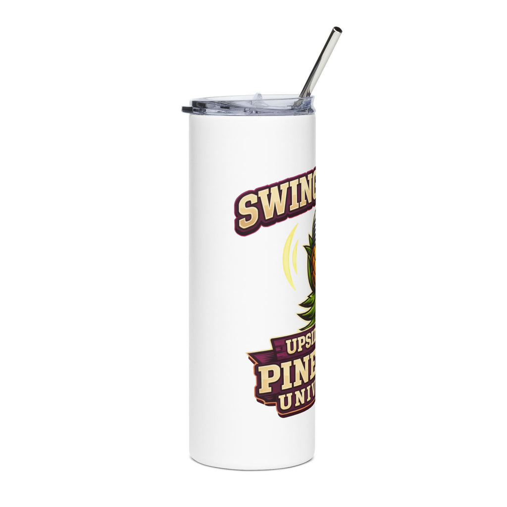 Pineapple University 20oz Stainless Tumbler — 'Upside-Down Pineapple' Cocktail & Travel Cup