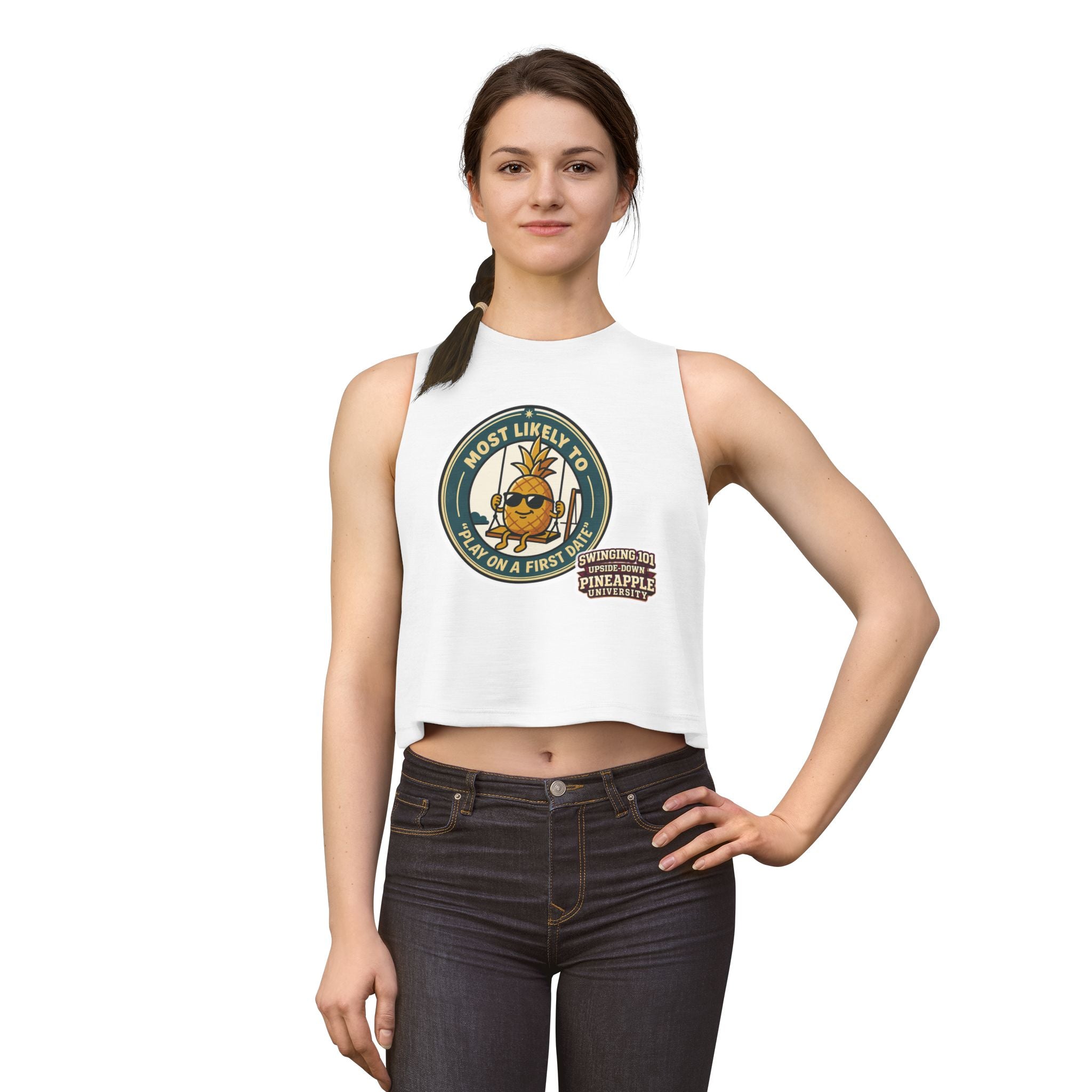 Women's "Playful" Crop Top