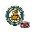 Pineapple Swing Sticker — "Most Likely to Play on a First Date" Kiss-Cut Sticker