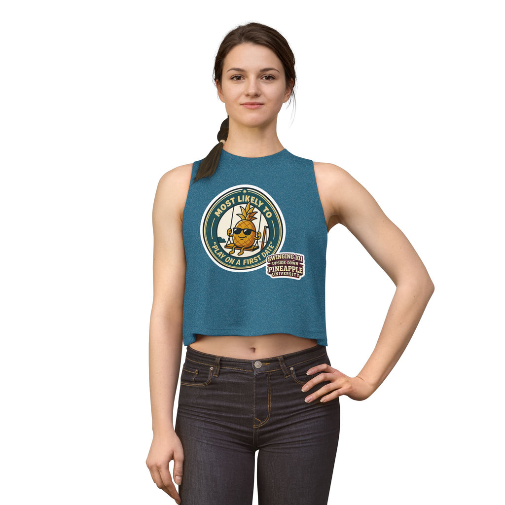 Women's "Playful" Crop Top