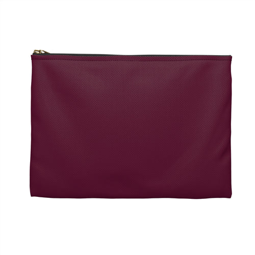 Accessory Pouch — Swinging 101 Maroon Makeup & Travel Zip Pouch