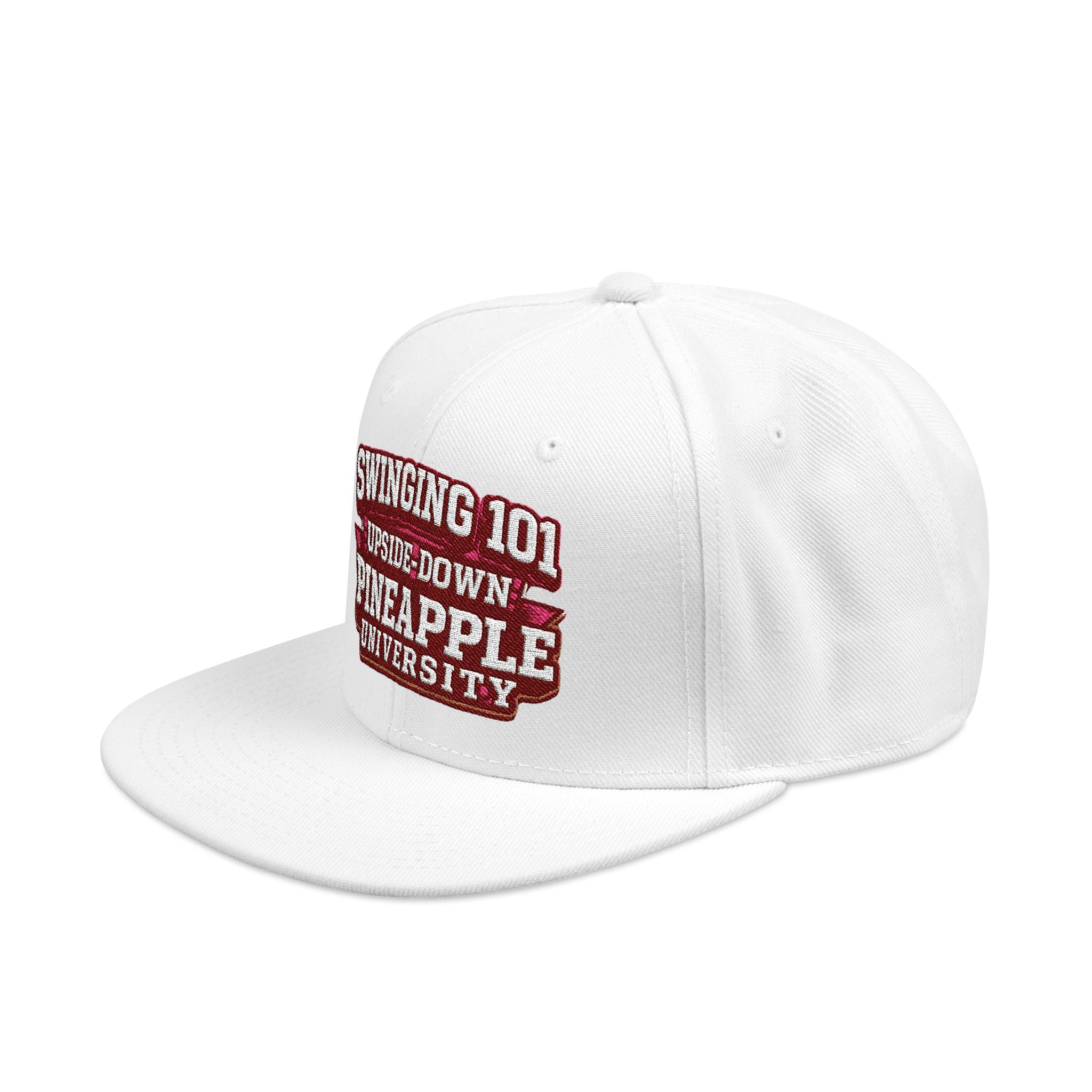 Embroidered Swinging 101 University Snapback Hat — Urban College-Style