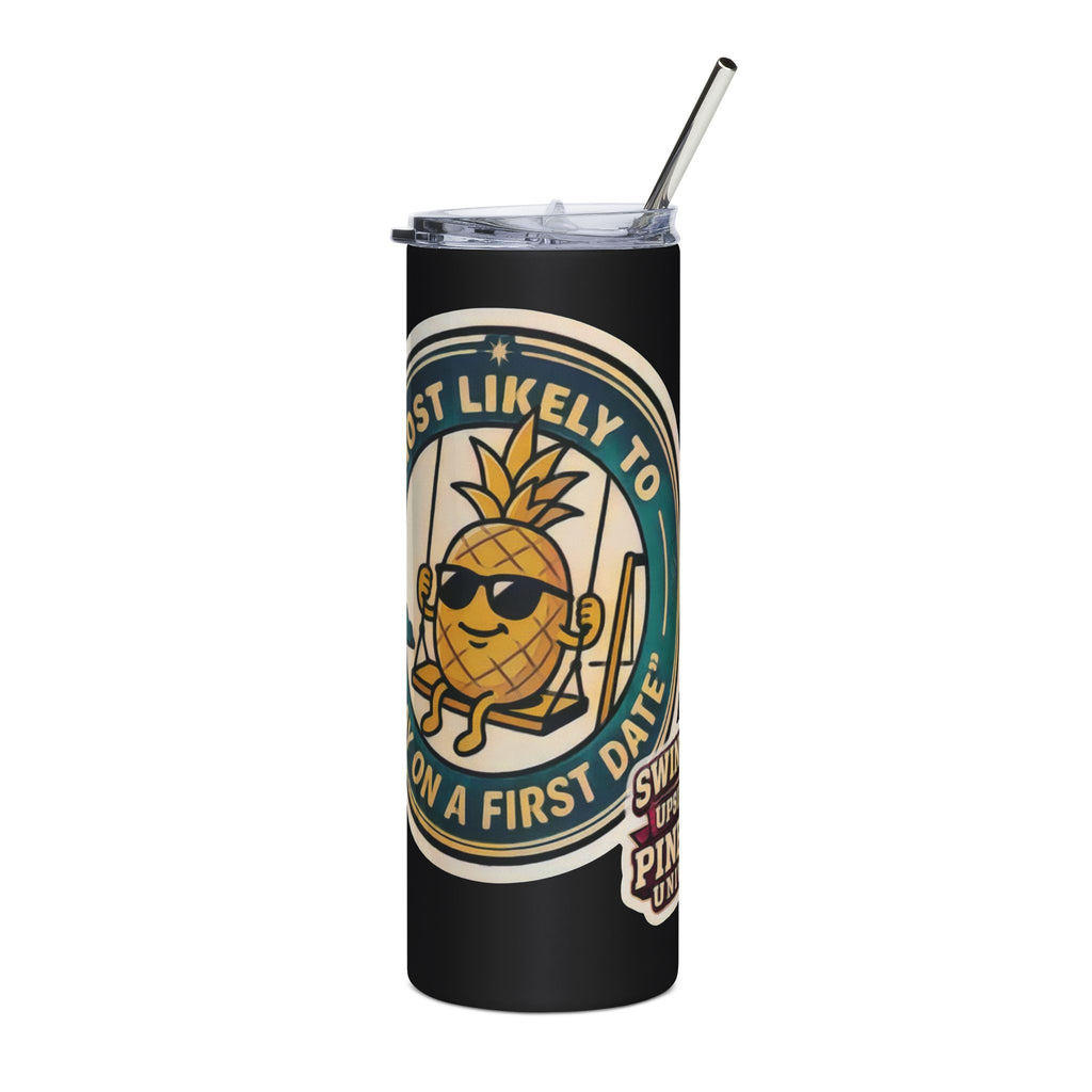 Playful Pineapple — 20oz Stainless Tumbler Travel Cup