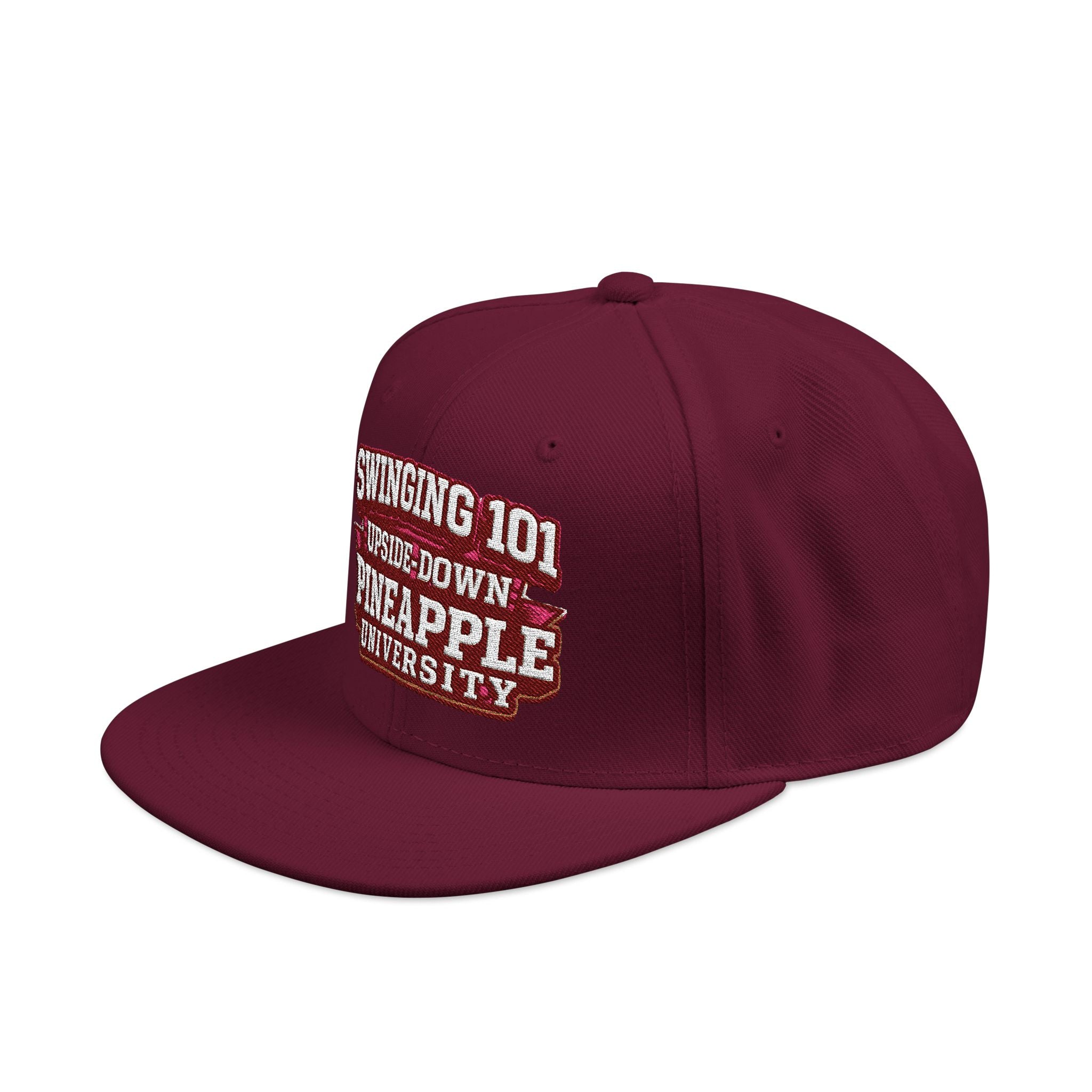 Embroidered Swinging 101 University Snapback Hat — Urban College-Style