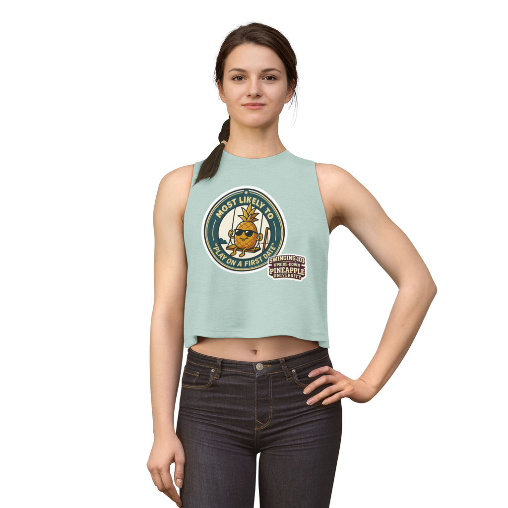 Women's "Playful" Crop Top