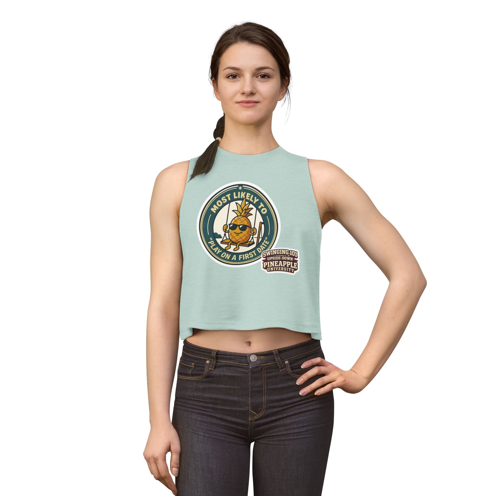 Women's "Playful" Crop Top